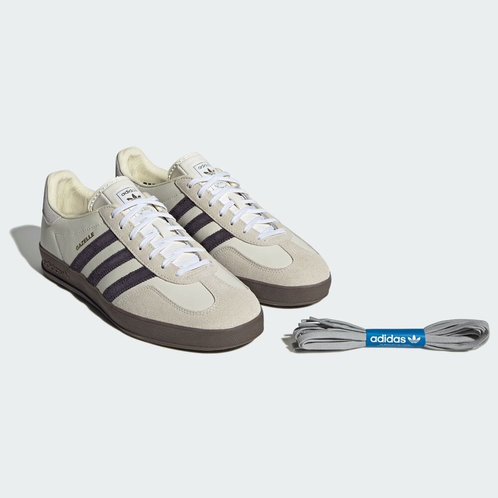 【2024年 4/4 発売】adidas Originals for emmi GAZELLE INDOOR “White/Black” (エミ アディダス オリジナルス ガゼル インドア “オフホワイト/オーロラブラック”) [IH8548]