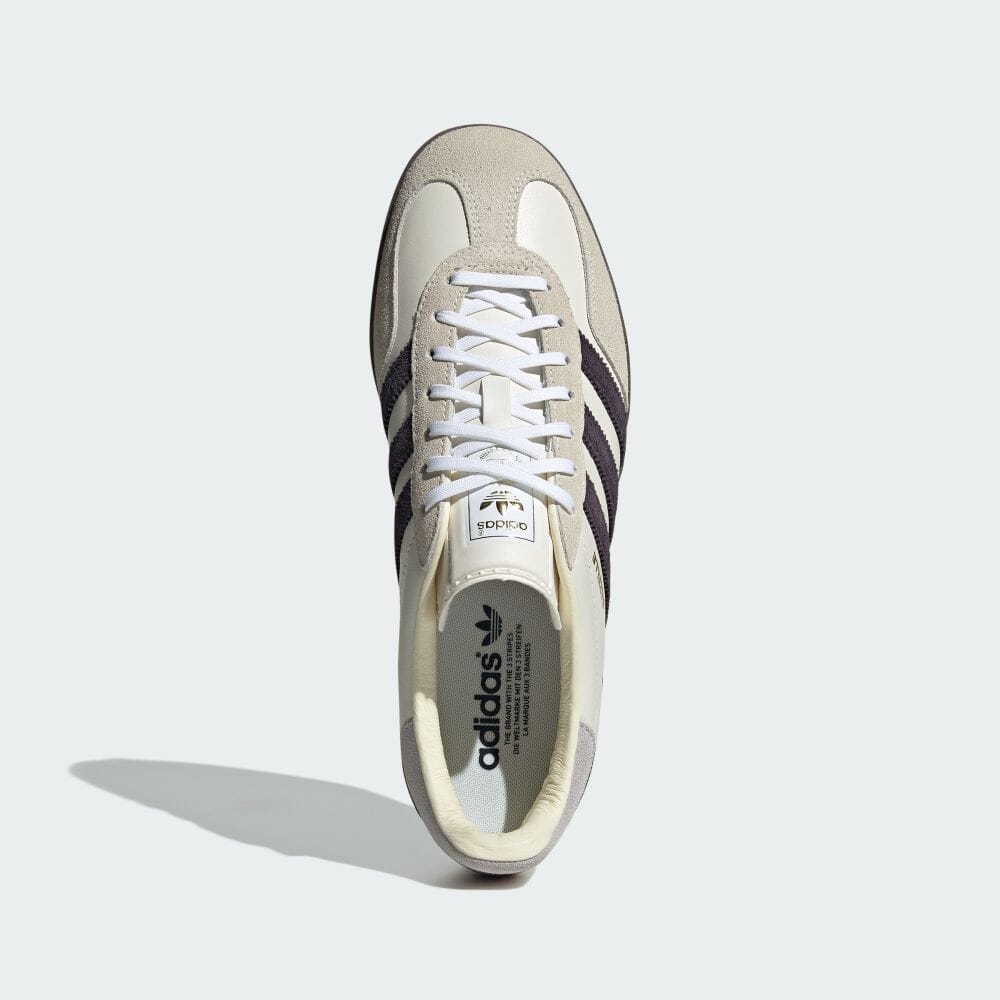 【2024年 4/4 発売】adidas Originals for emmi GAZELLE INDOOR “White/Black” (エミ アディダス オリジナルス ガゼル インドア “オフホワイト/オーロラブラック”) [IH8548]