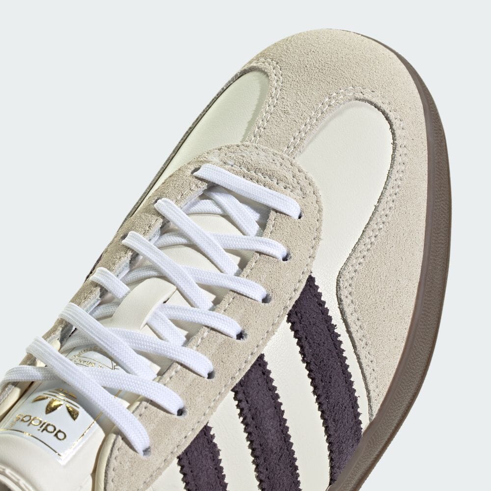 【2024年 4/4 発売】adidas Originals for emmi GAZELLE INDOOR “White/Black” (エミ アディダス オリジナルス ガゼル インドア “オフホワイト/オーロラブラック”) [IH8548]