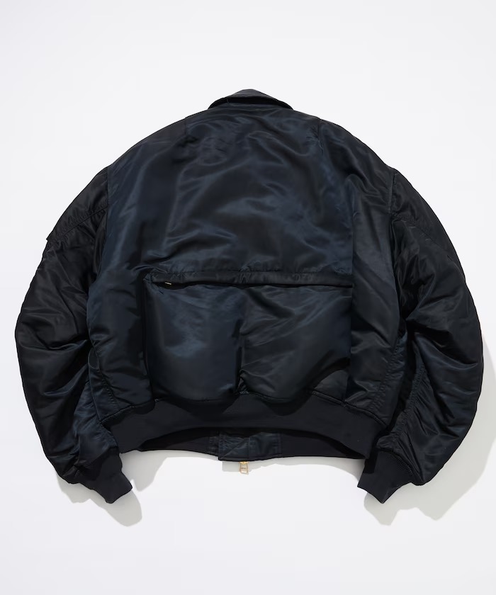 ファッションディレクター 長谷川昭雄氏ディレクション「CAHLUMN/カウラム」から”3M Reflector Patch Magazine Pocket Flight Jacket [CWU-45P]”が発売