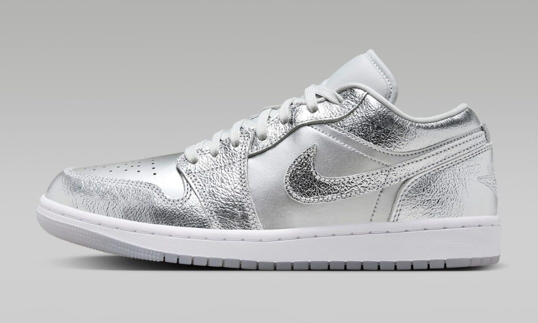 【2024年 4/18 発売】ナイキ エア ジョーダン 1 ロー SE  “メタリックシルバー/ウルフグレー” (NIKE AIR JORDAN 1 LOW SE “Metallic Silver/Wolf Grey”) [FN5030-001]