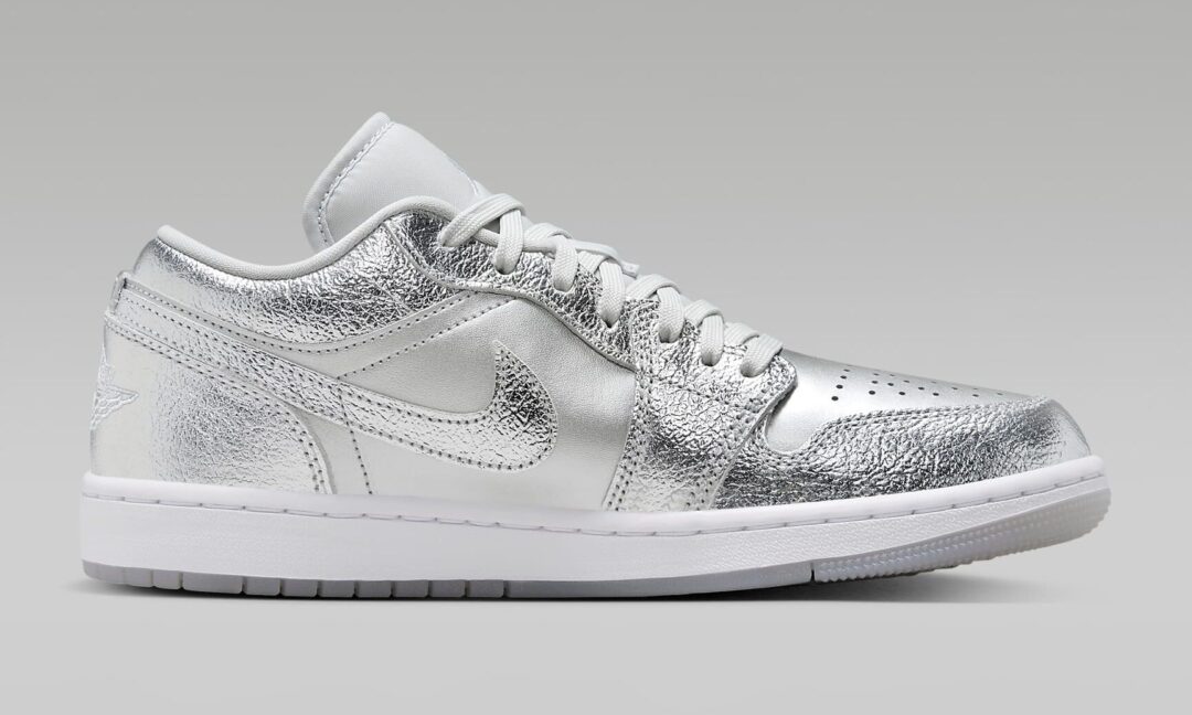 【2024年 4/18 発売】ナイキ エア ジョーダン 1 ロー SE  “メタリックシルバー/ウルフグレー” (NIKE AIR JORDAN 1 LOW SE “Metallic Silver/Wolf Grey”) [FN5030-001]