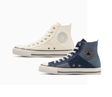 【2024年 3/22 発売】デニム表裏ミックス継ぎ仕様の CONVERSE ALL STAR (R) DENIM PATCHWORK HI (コンバース オールスター デニム パッチワーク)