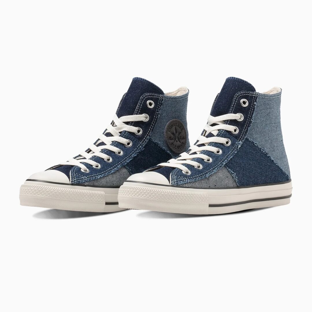 【2024年 3/22 発売】デニム表裏ミックス継ぎ仕様の CONVERSE ALL STAR (R) DENIM PATCHWORK HI (コンバース オールスター デニム パッチワーク)