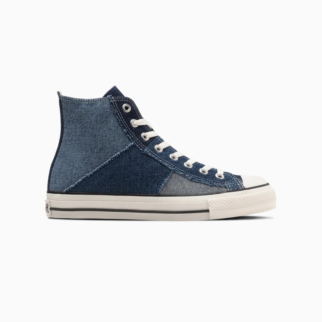 【2024年 3/22 発売】デニム表裏ミックス継ぎ仕様の CONVERSE ALL STAR (R) DENIM PATCHWORK HI (コンバース オールスター デニム パッチワーク)