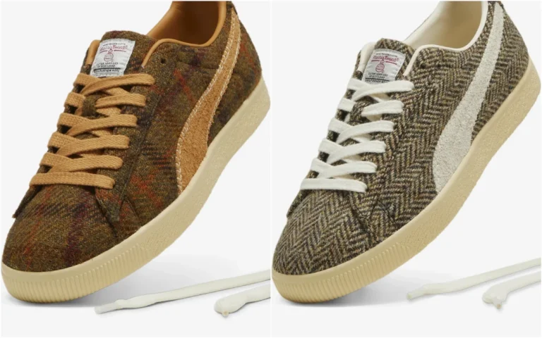 2024年 発売予定】PUMA SUEDE HARRIS TWEED “Herringbone/Brown Plaid