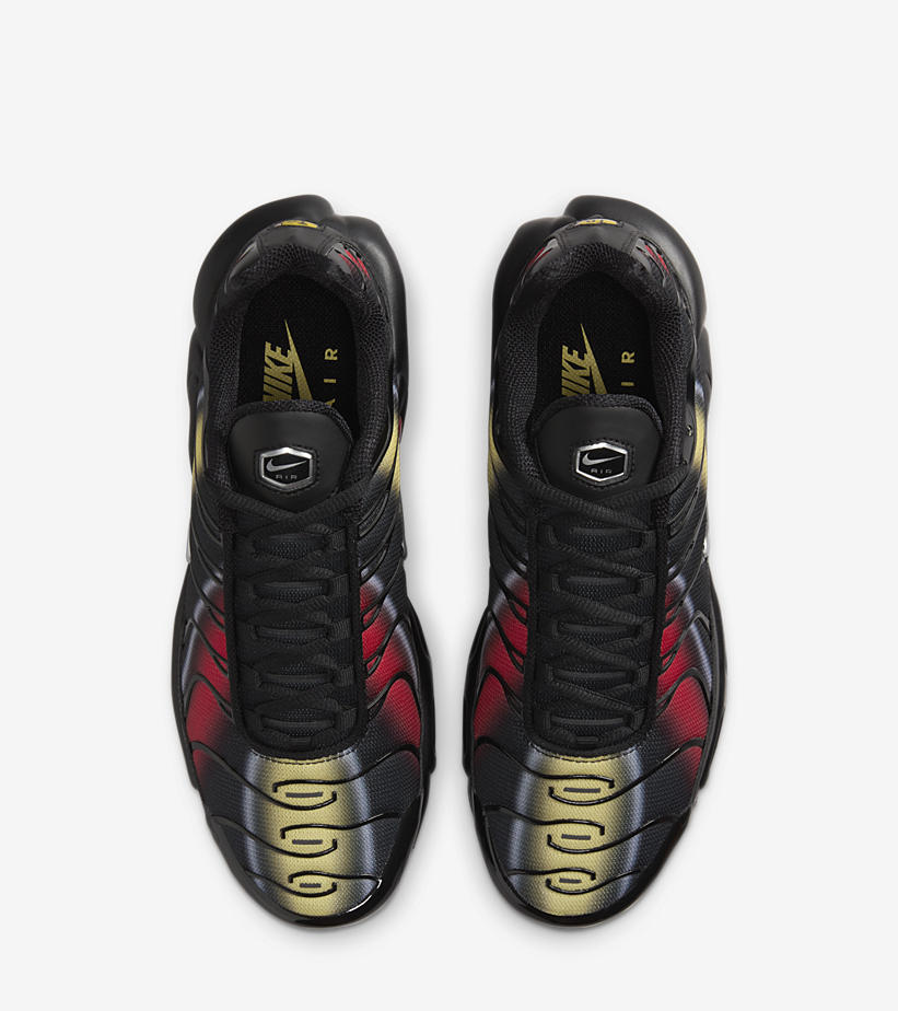 【2024年 5/1 発売】ナイキ エア マックス プラス “サターンレッド/サルサレッド” (NIKE AIR MAX PLUS “Saturn Gold/Salsa Red”) [HF9989-001]