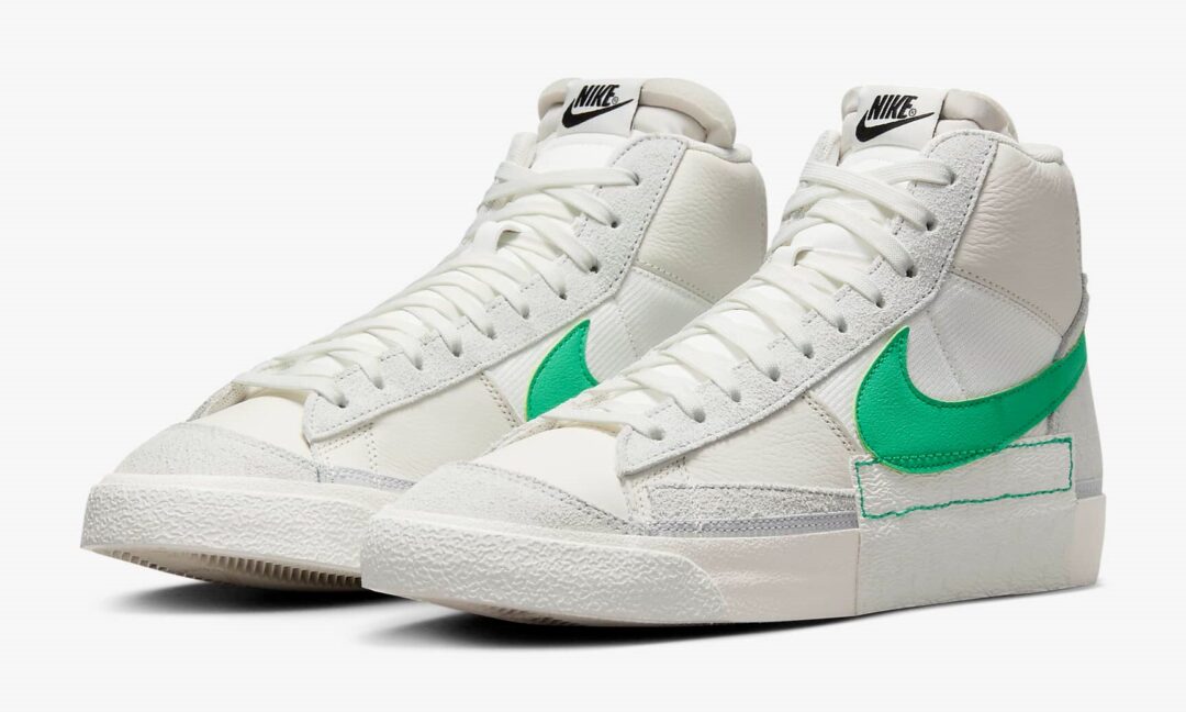 【海外発売】ナイキ ブレーザー ミッド プロクラブ “サミットホワイト/スタジアムグリーン” (NIKE BLAZER MID PRO CLUB “Summit White/Stadium Green”) [DQ7673-004]