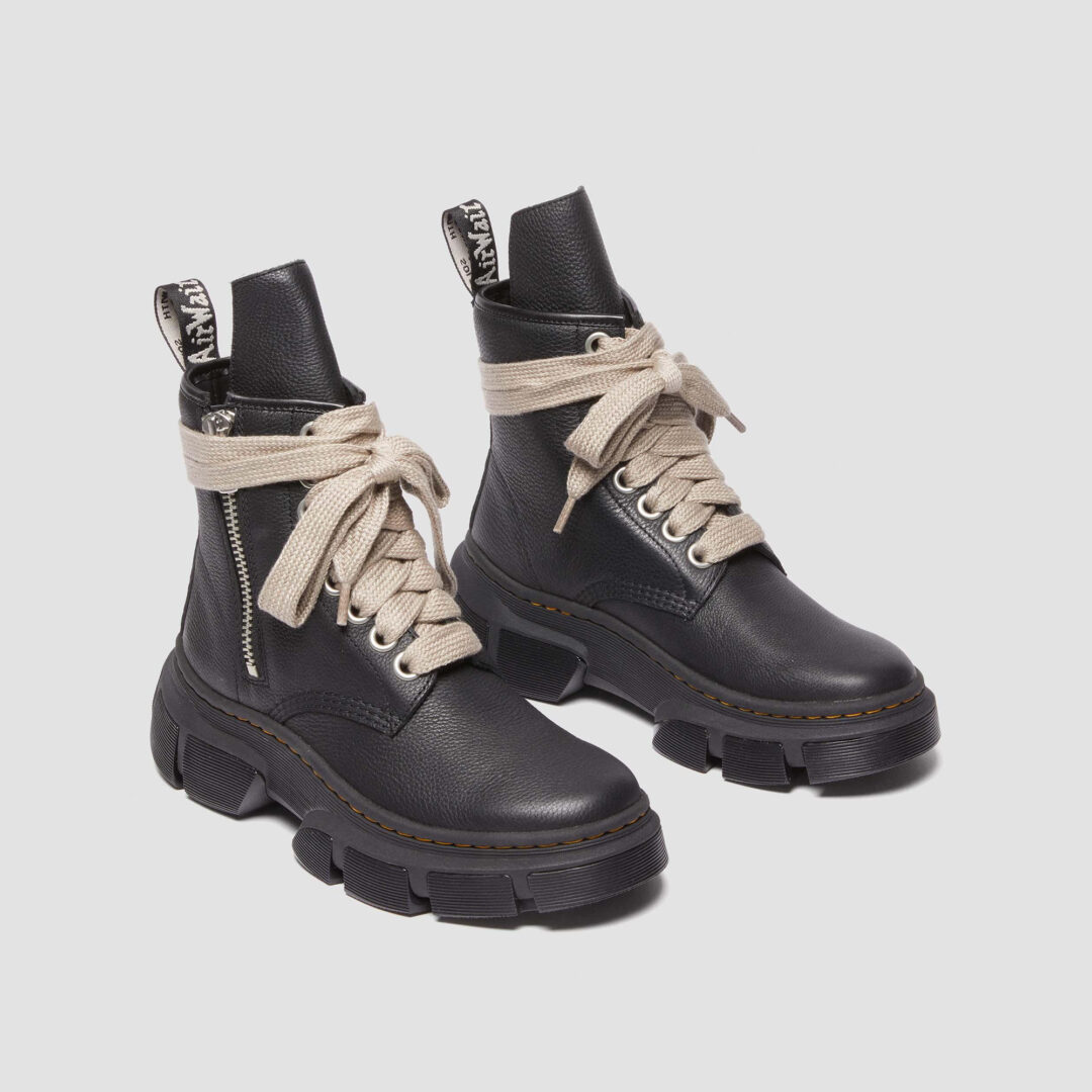 Dr. Martens x RICK OWENS 2024 S/S コラボ第2弾 “Calf Length Boot/Jumbo Lace Boot”が3/7 発売 (ドクターマーチン リック オウエンス 2024年 春夏)