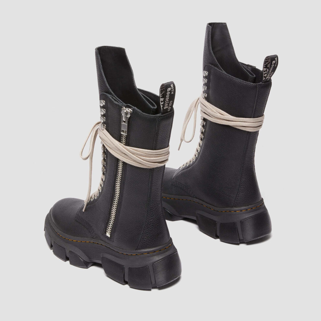 Dr. Martens x RICK OWENS 2024 S/S コラボ第2弾 “Calf Length Boot/Jumbo Lace Boot”が3/7 発売 (ドクターマーチン リック オウエンス 2024年 春夏)