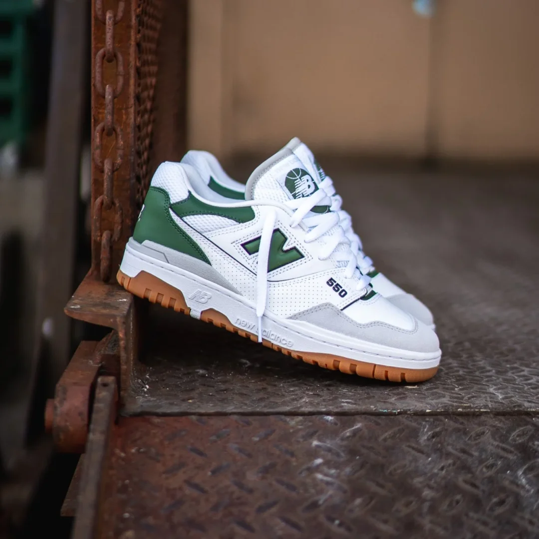 【2024年 4/5 発売】New Balance BB550 ESB “WHITE/PINE GREEN” (ニューバランス) [BB550ESB]