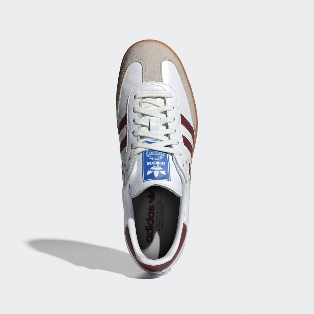 【国内発売】アディダス オリジナルス サンバ OG “ホワイト/カレッジバーガンディ/ガム” (adidas Originals SAMBA OG “White/College Burgundy/Gum”) [IF3813]