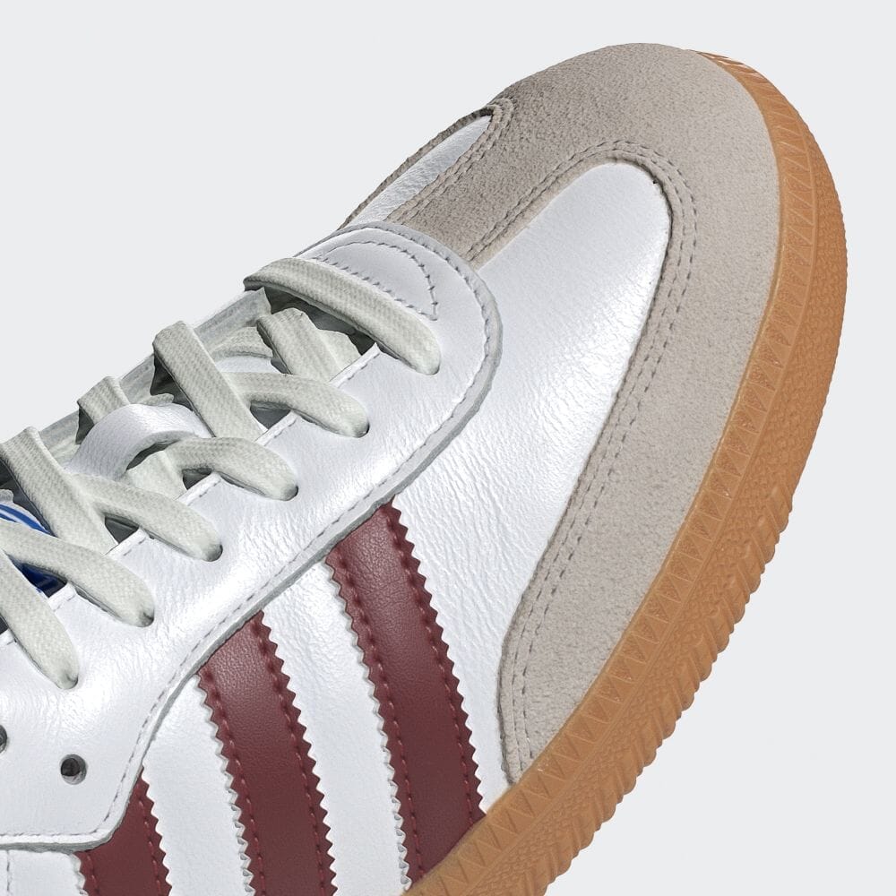 【国内発売】アディダス オリジナルス サンバ OG “ホワイト/カレッジバーガンディ/ガム” (adidas Originals SAMBA OG “White/College Burgundy/Gum”) [IF3813]