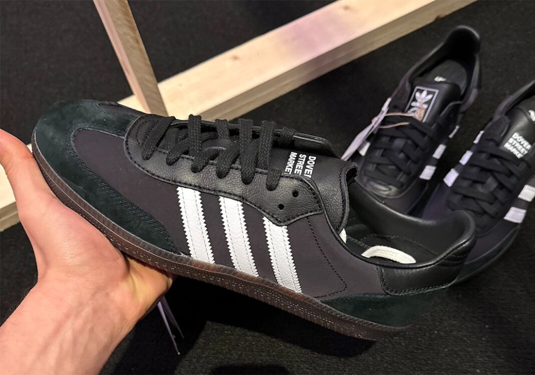 【2024年 2/28 発売】DOVER STREET MARKET × adidas Originals SAMBA “Core Black/Footwear White” (ドーバーストリートマーケット アディダス オリジナルス サンバ "ブラック/ホワイト") [IH4979]