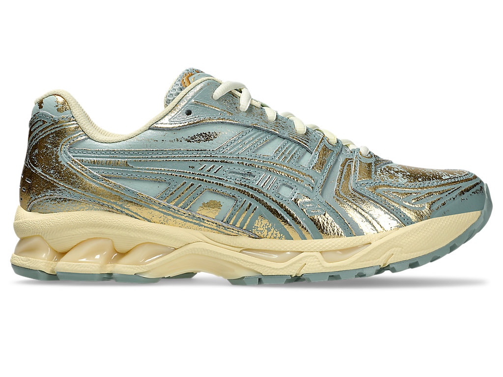 【2024年 発売予定】ASICS GEL-KAYANO 14 Pre-Worn “Pure Gold/Cold Moss” (アシックス ゲルカヤノ) [1203A476.200]