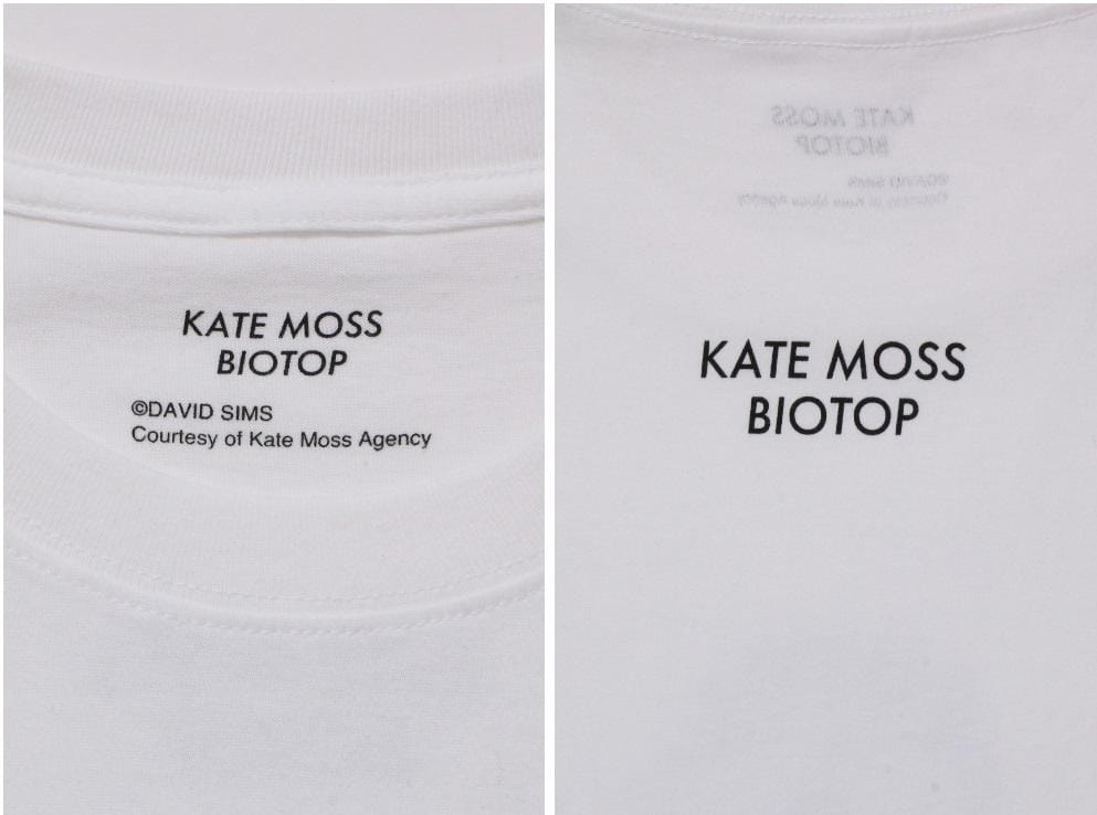 【2024年 4/11 発売】「Kate moss/ケイト・モス」をプリントしたBIOTOP “KateMoss by David Sims” TEE 2024年春夏モデルが予約販売 (ビオトープ)