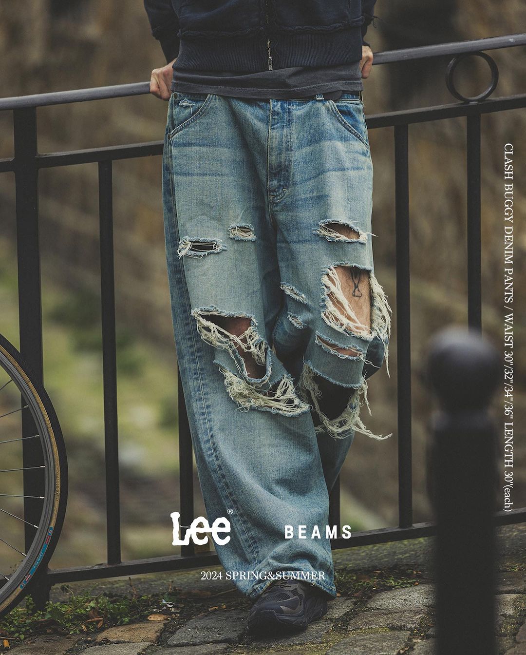 Lee × BEAMS クラッシュデニム 第2弾が2024年 3/16 発売 (リー ビームス)