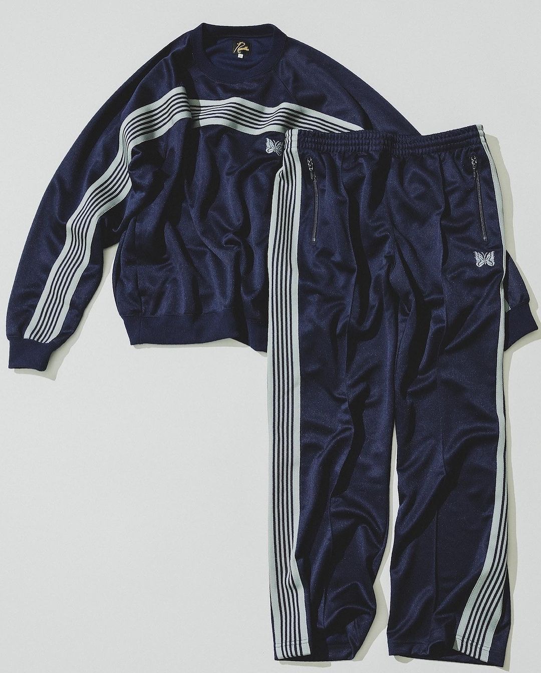 NEEDLES × BEAMS 別注 TRACK JACKET&PANTS "Navy"が3/23 発売 (ニードルズ ビームス)