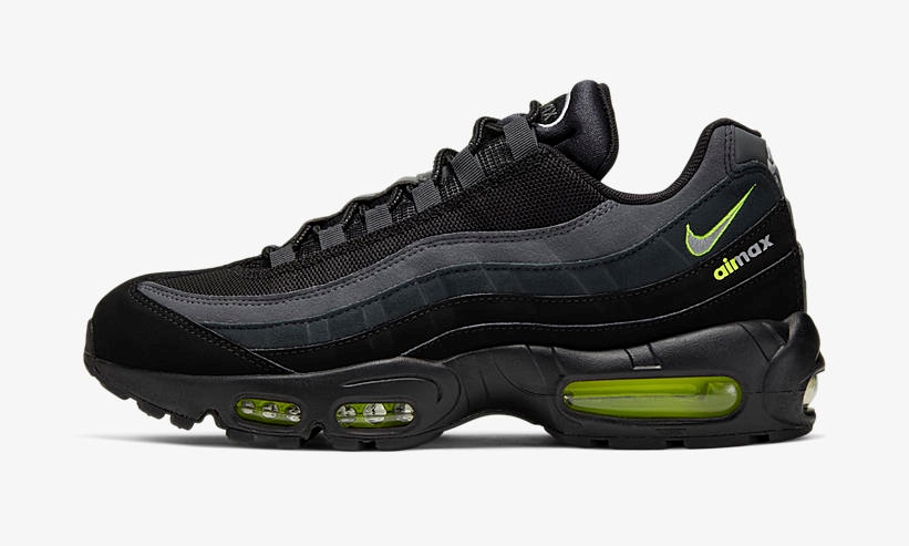 【2024年 ホリデーシーズン 発売予定】NIKE AIR MAX 95 “Retro Logo/Black/Volt” (ナイキ エア マックス 95 “レトロロゴ/ブラック/ボルト”) [CV1635-002]