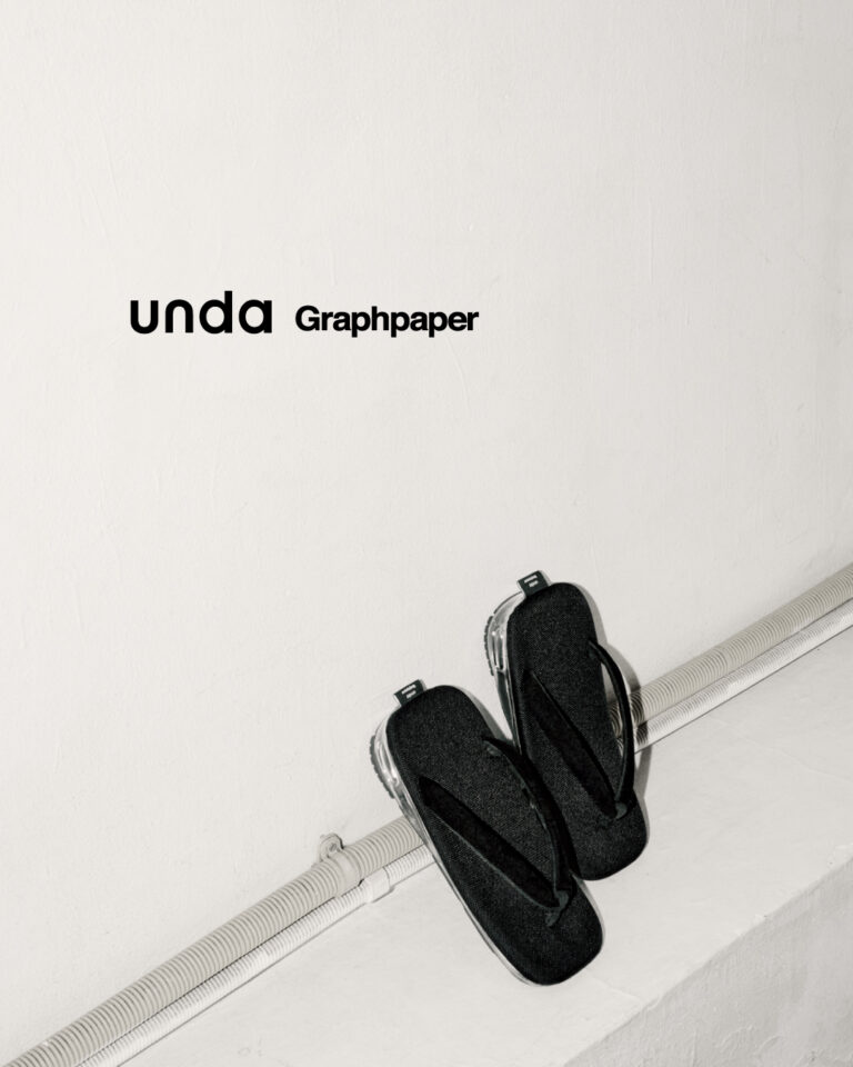 雪駄+スニーカー「unda-雲駄-」× Graphpaper 別注「goyemon