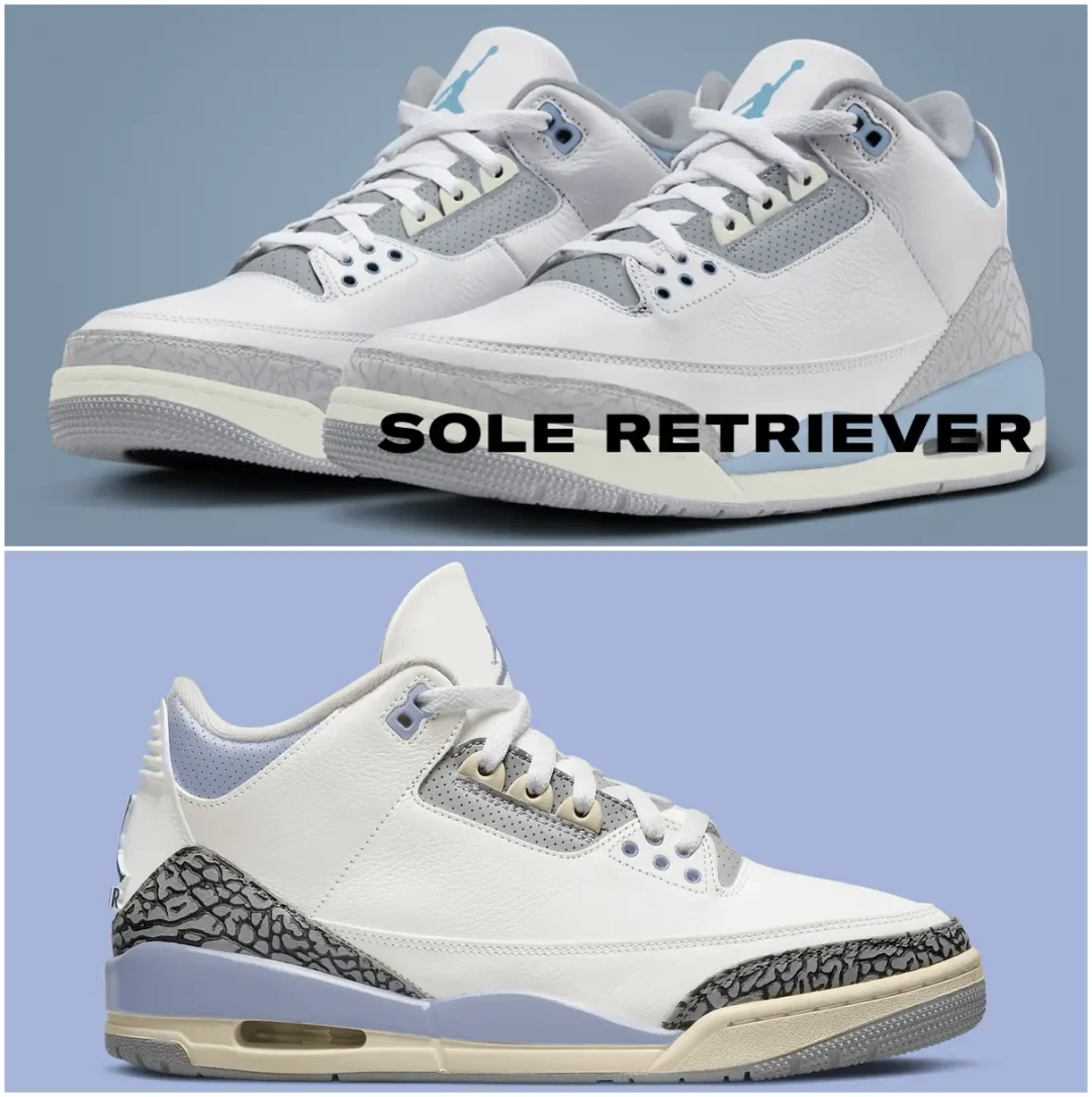 【2025年 春 発売予定】NIKE AIR JORDAN 3 RETRO “Summit White/Hydrogen Blue” (ナイキ エア ジョーダン 3 レトロ “サミットホワイト/ハイドロゲンブルー”) [CT8532-101]