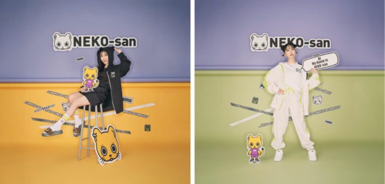 プーマ」公式キャラ“ネコサン”コレクションが登場 ビジュアルに