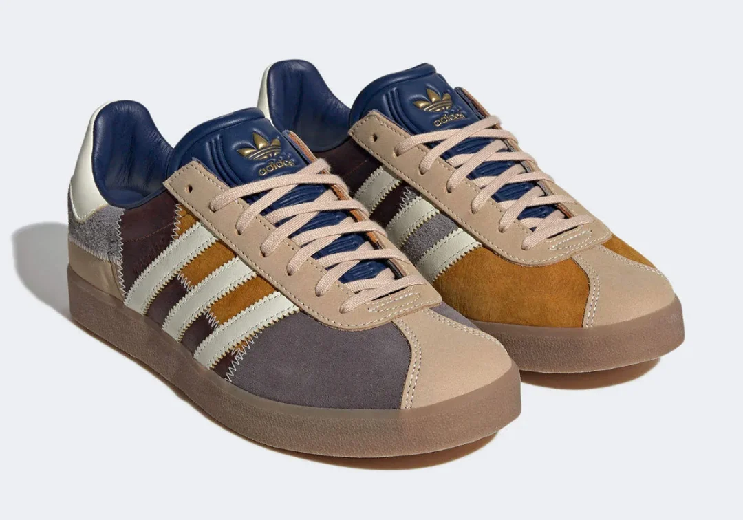 【2024年 4/20 発売】atmos × adidas Originals GAZELLE 85 “Tsugihagi” (アトモス アディダス オリジナルス ガゼル 85 “継ぎ接ぎ/ツギハギ”) [II0002]