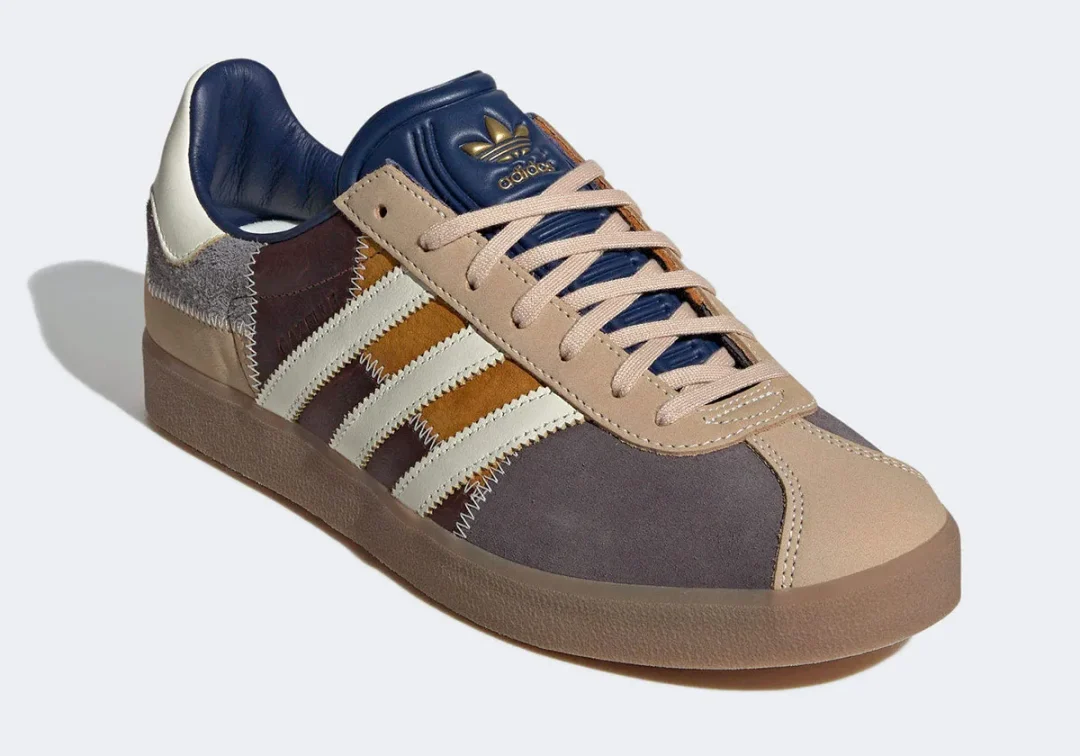 【2024年 4/20 発売】atmos × adidas Originals GAZELLE 85 “Tsugihagi” (アトモス アディダス オリジナルス ガゼル 85 “継ぎ接ぎ/ツギハギ”) [II0002]