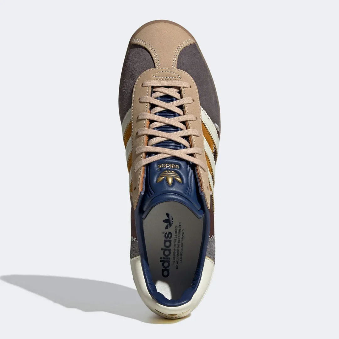 【2024年 4/20 発売】atmos × adidas Originals GAZELLE 85 “Tsugihagi” (アトモス アディダス オリジナルス ガゼル 85 “継ぎ接ぎ/ツギハギ”) [II0002]