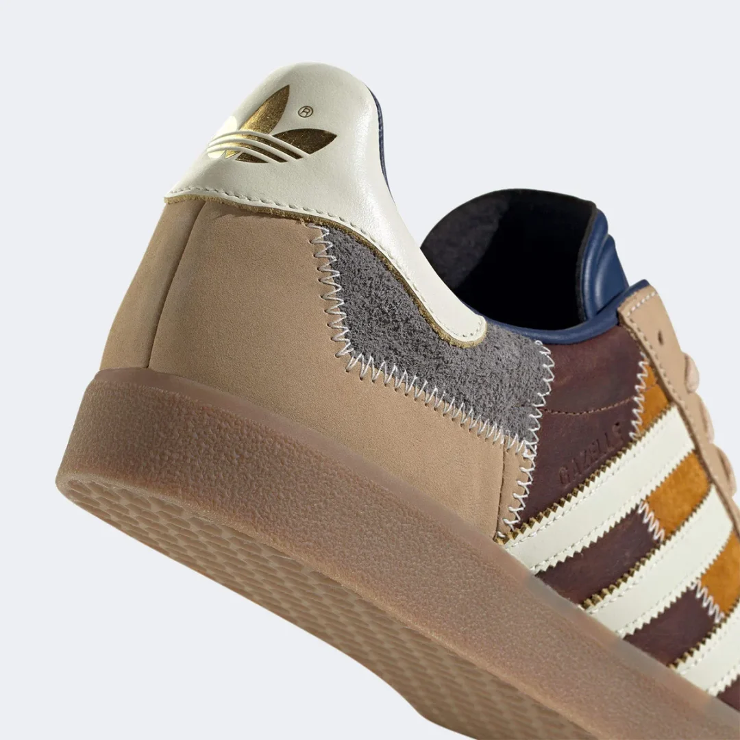 【2024年 4/20 発売】atmos × adidas Originals GAZELLE 85 “Tsugihagi” (アトモス アディダス オリジナルス ガゼル 85 “継ぎ接ぎ/ツギハギ”) [II0002]