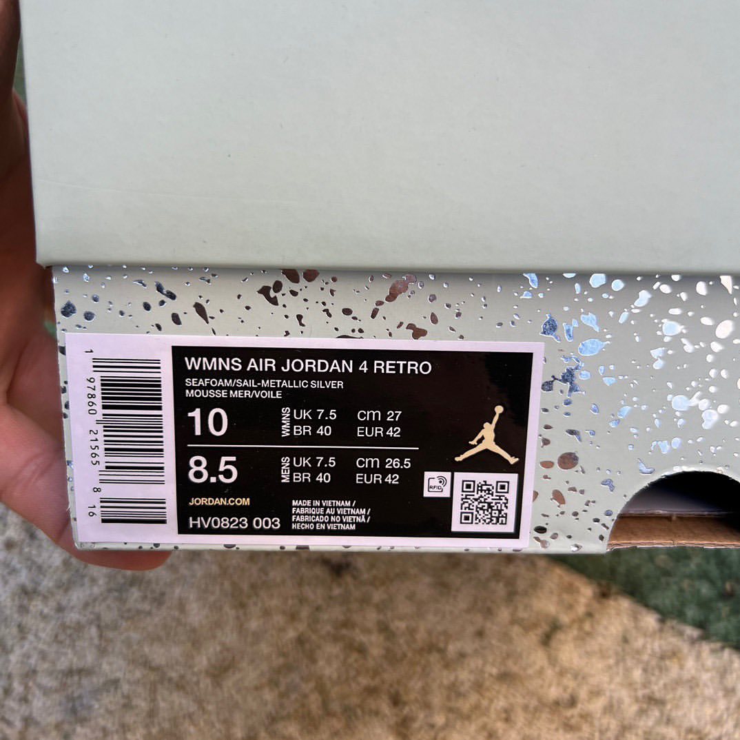 【2025年 3/8 発売予定】NIKE WMNS AIR JORDAN 4 RETRO “Seafoam” (ナイキ ウィメンズ エア ジョーダン 4 レトロ “シーフォーム”) [HV0823-003]