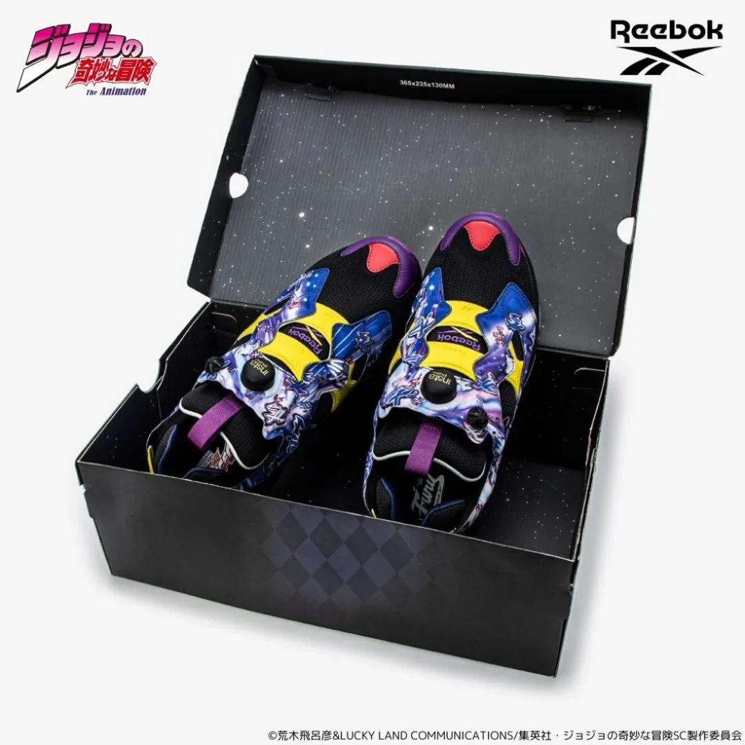 【2024年 9月中旬 発売】「ジョジョの奇妙な冒険」× リーボック インスタ ポンプ フューリー 94 (JOJO REEBOK INSTA PUMP FURY 94) [100221374]