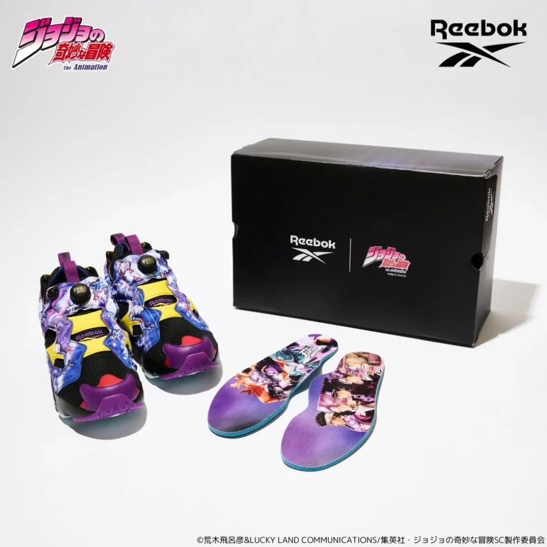 【2024年 9月中旬 発売】「ジョジョの奇妙な冒険」× リーボック インスタ ポンプ フューリー 94 (JOJO REEBOK INSTA PUMP FURY 94) [100221374]