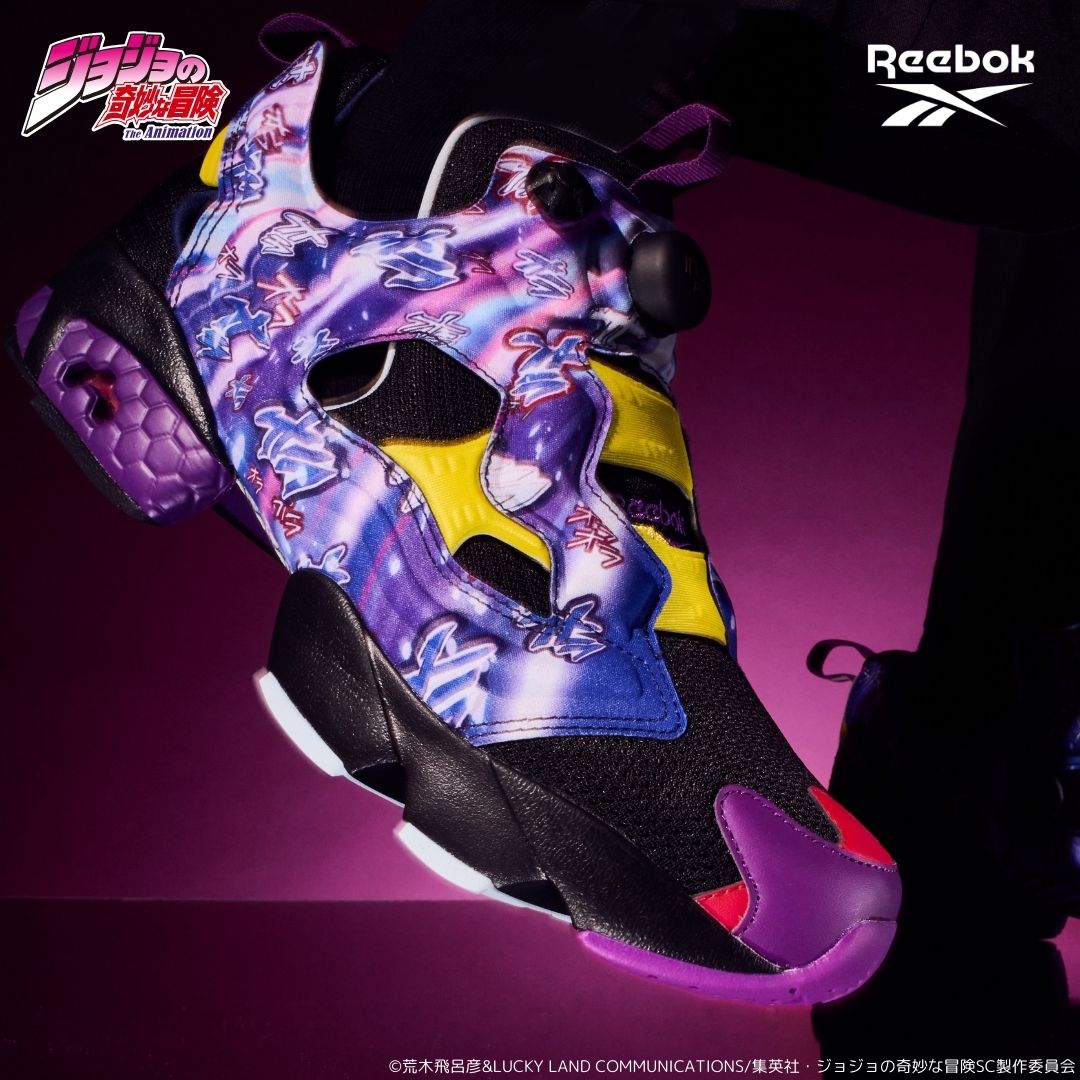 【2024年 9月中旬 発売】「ジョジョの奇妙な冒険」× リーボック インスタ ポンプ フューリー 94 (JOJO REEBOK INSTA PUMP FURY 94) [100221374]