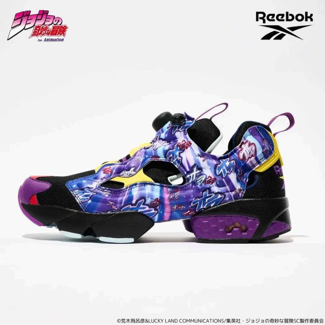 【2024年 9月中旬 発売】「ジョジョの奇妙な冒険」× リーボック インスタ ポンプ フューリー 94 (JOJO REEBOK INSTA PUMP FURY 94) [100221374]