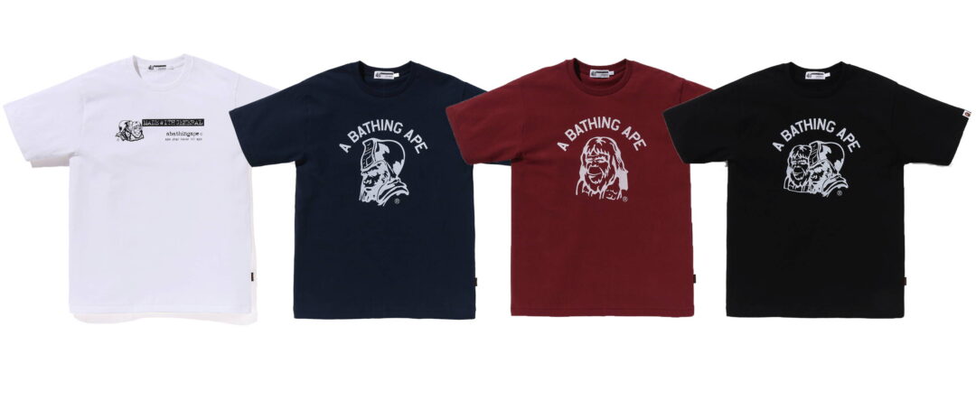 BAPE ブランド設立当時~2000年代前半までに発売したアイテムにフォーカスした「BAPE LEGACY」が2024年 4/6 発売 (A BATHING APE ア ベイシング エイプ)