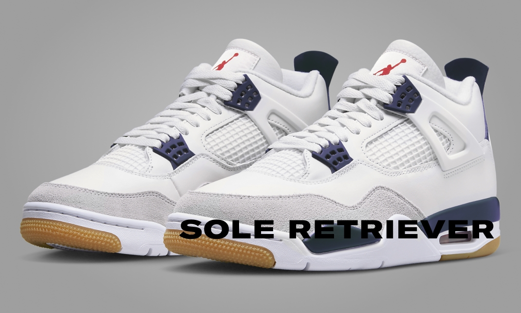 【2025年 3月 発売予定】NIKE SB × AIR JORDAN 4 SP "Summit White/Navy" (ナイキ エア ジョーダン 4 "サミットホワイト/ネイビー") [DR5415-100]