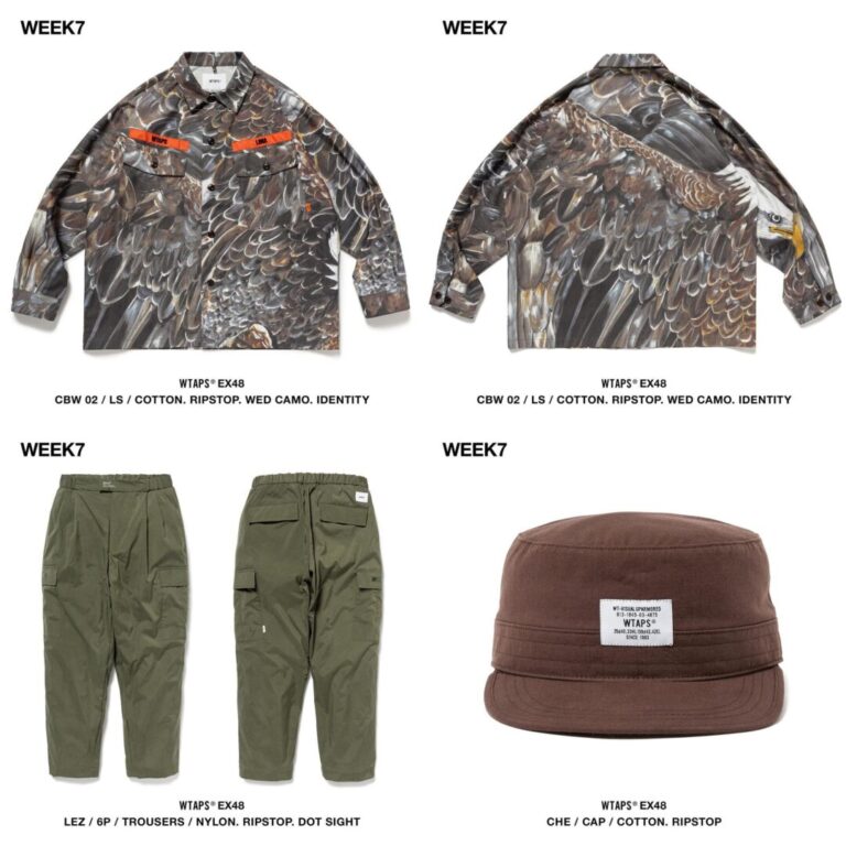 WTAPS 2024 S/S WEEK 7 が発売 (ダブルタップス 2024年 春夏) | Fullress