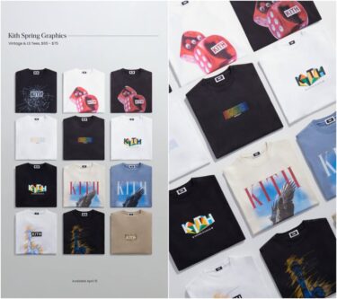 【Kith Spring Graphics Tee】KITH MONDAY PROGRAM 2024年 4/15 発売 (キス スプリング グラフィック)