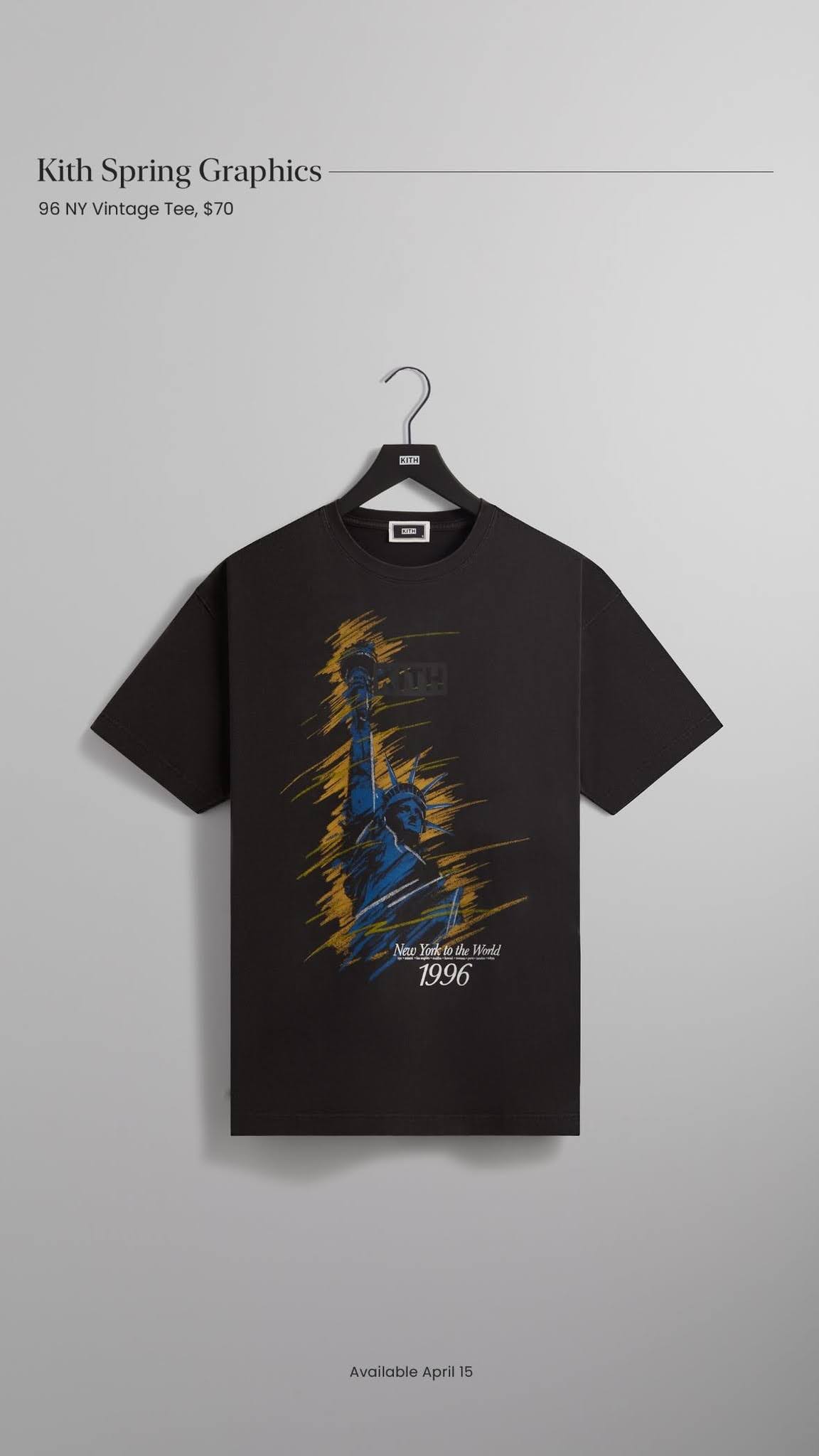 【Kith Spring Graphics Tee】KITH MONDAY PROGRAM 2024年 4/15 発売 (キス スプリング グラフィック)