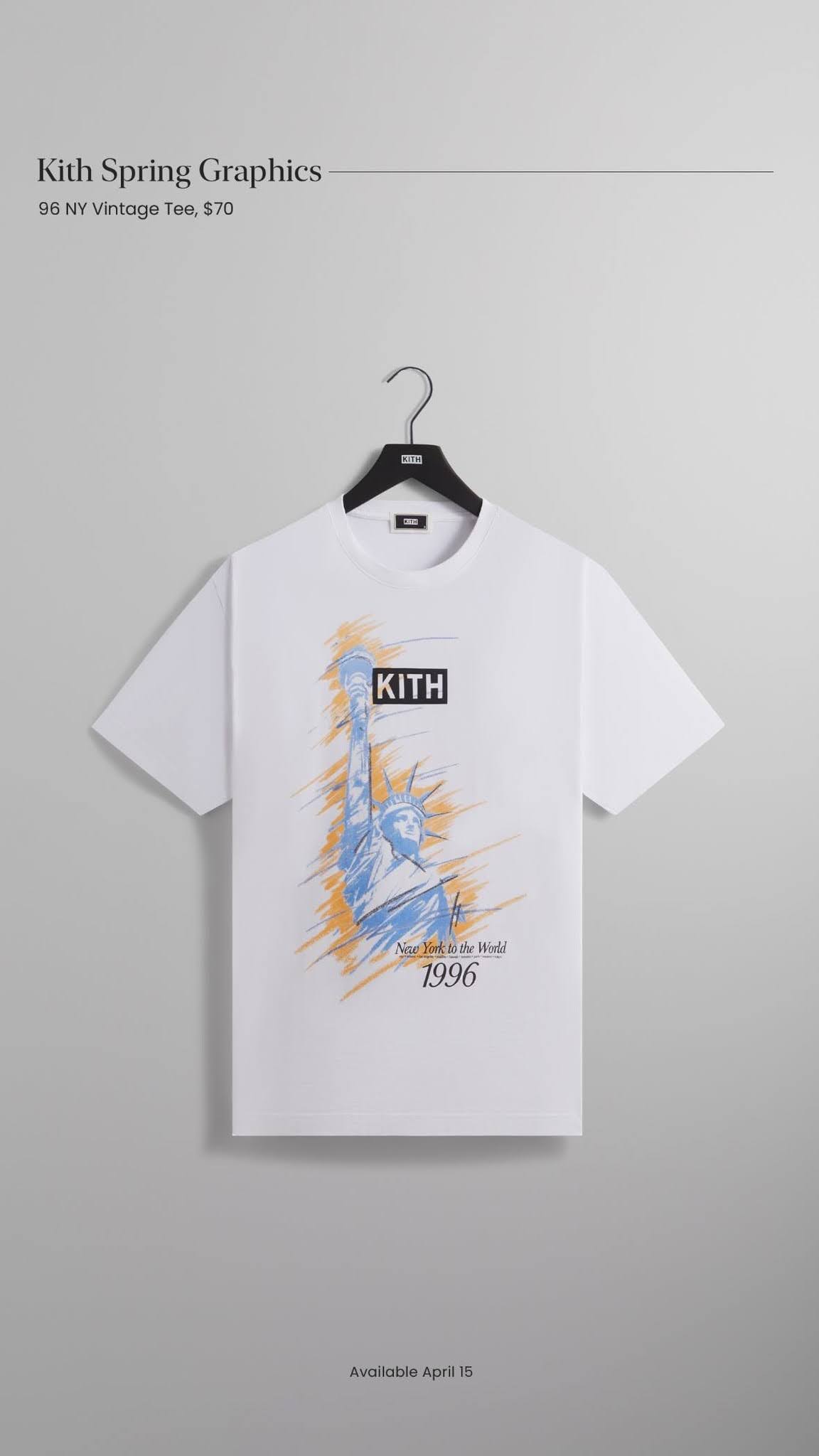 【Kith Spring Graphics Tee】KITH MONDAY PROGRAM 2024年 4/15 発売 (キス スプリング グラフィック)