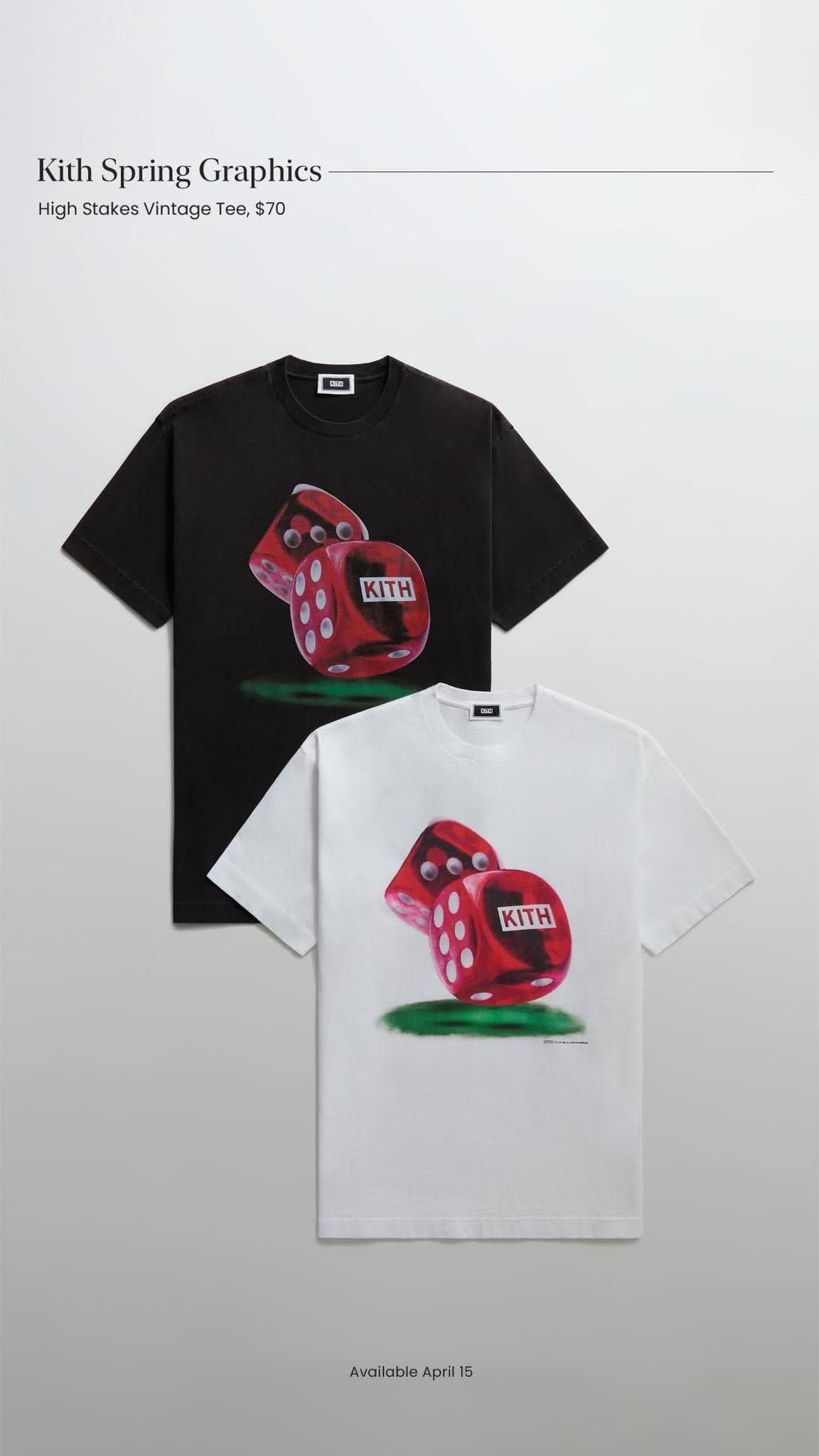 【Kith Spring Graphics Tee】KITH MONDAY PROGRAM 2024年 4/15 発売 (キス スプリング グラフィック)