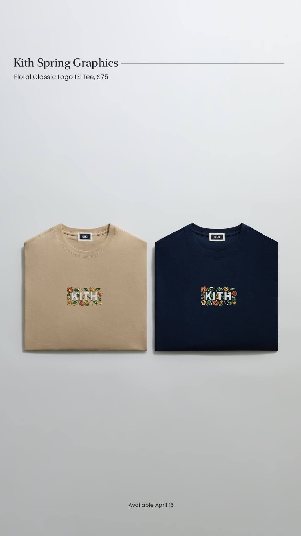 【Kith Spring Graphics Tee】KITH MONDAY PROGRAM 2024年 4/15 発売 (キス スプリング グラフィック)