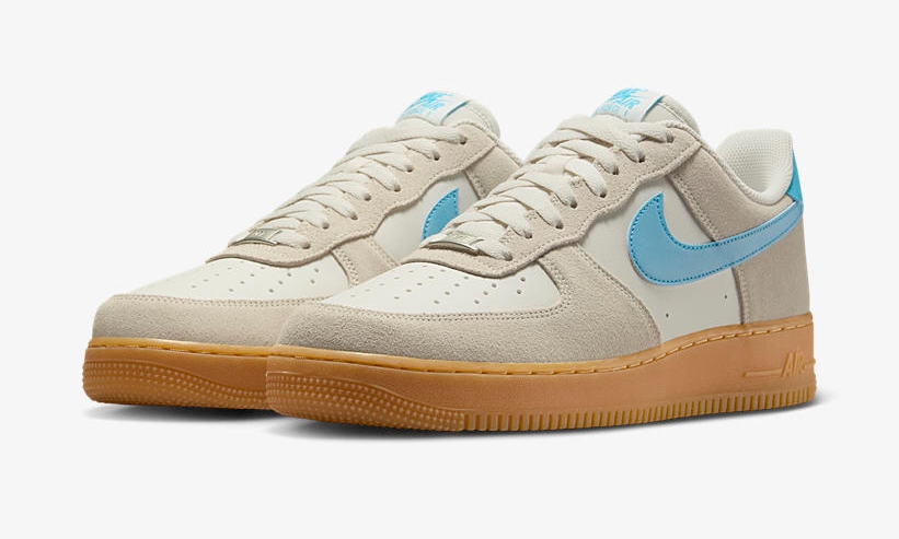 【2024年 発売予定】ナイキ エア フォース 1 07 ロー “ファントム/ユニバーシティブルー/ガム” (NIKE AIR FORCE 1 07 LOW “Phantom/University Blue/Gum Yellow”) [FQ8714-003]