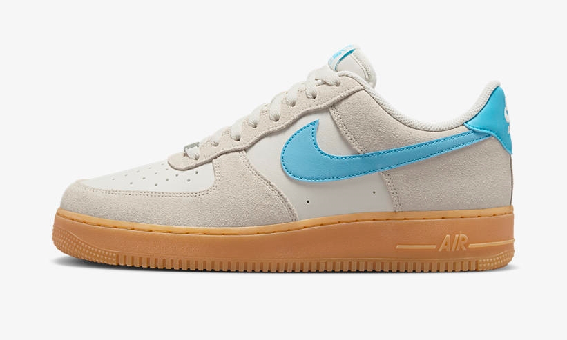 【2024年 7/1 発売】ナイキ エア フォース 1 07 ロー “ファントム/ユニバーシティブルー/ガム” (NIKE AIR FORCE 1 07 LOW “Phantom/University Blue/Gum Yellow”) [FQ8714-003]