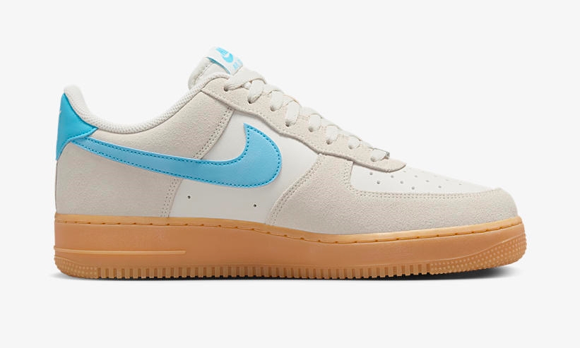 【2024年 7/1 発売】ナイキ エア フォース 1 07 ロー “ファントム/ユニバーシティブルー/ガム” (NIKE AIR FORCE 1 07 LOW “Phantom/University Blue/Gum Yellow”) [FQ8714-003]