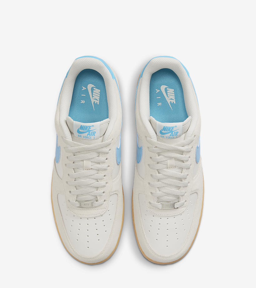 【2024年 7/1 発売】ナイキ エア フォース 1 07 ロー “ファントム/ユニバーシティブルー/ガム” (NIKE AIR FORCE 1 07 LOW “Phantom/University Blue/Gum Yellow”) [FQ8714-003]