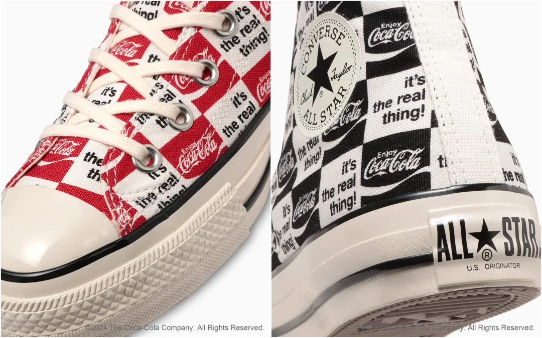 【2024年 5/10 発売】コカ･コーラ × コンバース コラボ ALL STAR US Coca-Cola CK HI (Coca-Cola CONVERSE オールスター)