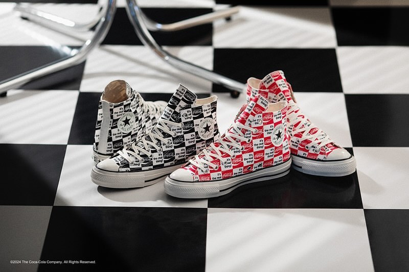 【2024年 5/10 発売】コカ･コーラ × コンバース コラボ ALL STAR US Coca-Cola CK HI (Coca-Cola CONVERSE オールスター)