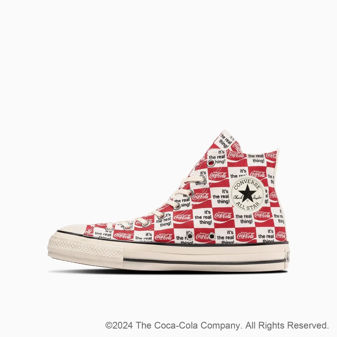 【2024年 5/10 発売】コカ･コーラ × コンバース コラボ ALL STAR US Coca-Cola CK HI (Coca-Cola CONVERSE オールスター)